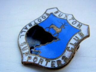 BUXTON FC Supporters Club Vintage Badge 3