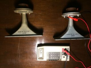 Jensen Zenith Rp - 103 Metal Horn 16 Ohm Tweeter Speaker Matched Date Pair Stereo
