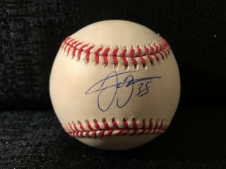Frank Thomas Signed Autographed Chicago White Sox Bobby Brown Baseball Psa