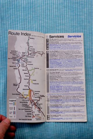 California Amtrak Timetable - Now 3 San Joaquins Daily,  June 17 to Oct 27,  1990 2
