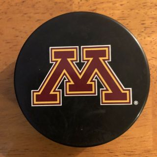 University Of Minnesota Game Puck Wcha Final Five College Hockey Ncaa