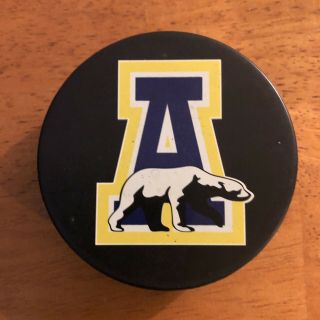 University Of Alaska Ccha Game Puck 2007 - 2011 College Hockey Ncaa