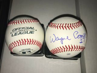 Wayne Comer Hand Signed Autographed Baseball Detroit Tigers 1968 Ws Champs