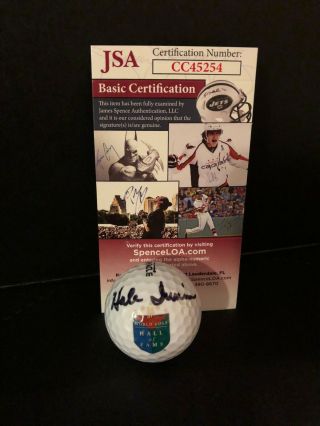 Hale Irwin Signed World Golf Hall Of Fame Ball Autograph Jsa