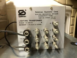 Safetran Lighting Transformer Railroad Track Circuits,  Crossings,  Signal Lights