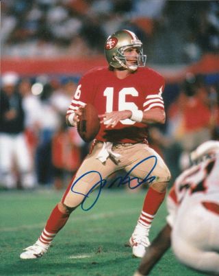 Joe Montana Signed Autograph 8x10 Photo San Francisco 49ers