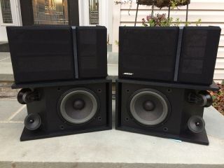 Matching Bose 301 Series Iii Direct Reflecting Stereo Speakers In Black