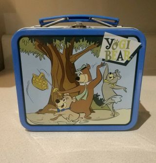Yogi Bear 1999 Vintage Metal Tin Kids Lunch Box
