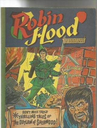 Vintage Robin Hood Comic Annual From 1950 