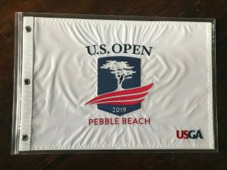 2019 Us Open Pebble Beach Embroidered Official Golf Pin Flag From Pebble Beach