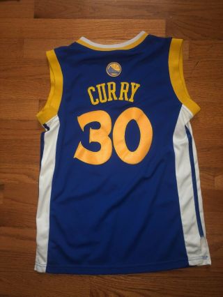 Men’s Size Small Adidas Golden State Warriors Steph Curry Basketball Jersey