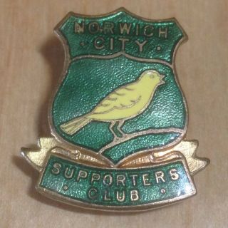 Vintage Norwich City F.  C.  Football Club Badge