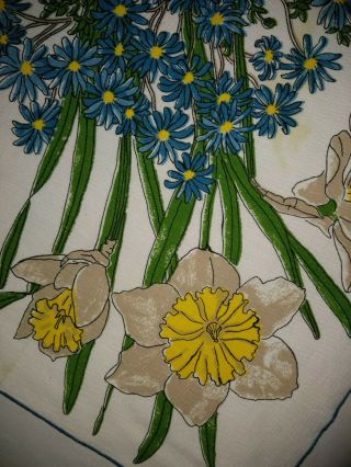 Vtg Vera Neumann Napkin Set Of 2 Napkins Flowers Linen