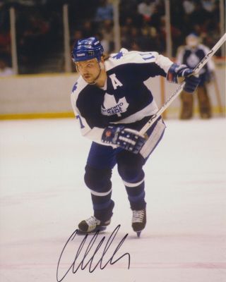 Wendel Clark Signed Toronto Maple Leafs 8x10 Photo 10