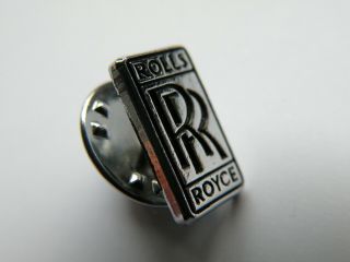 Vintage Rolls Royce Cars Brand Logo Metal Pin Lapel Badge