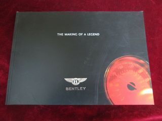 Vintage Bentley Cars Promo Book The Making Of A Legend L1