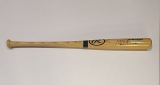Mallex Smith Autographed Signed Baseball Bat Seattle Mariners Jsa