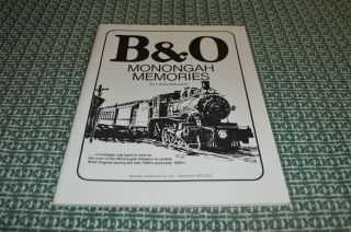 B&o Monongah Memories (central West Virginia 30 