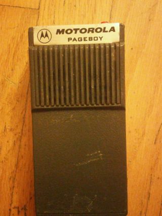 Motorola Pageboy Vhf Vintage