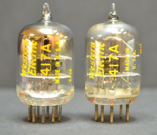 Western Electric We - 417a Matching Pair - Date Codes From 1960s