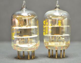 WESTERN ELECTRIC WE - 417A MATCHING PAIR - DATE CODES FROM 1960s 2