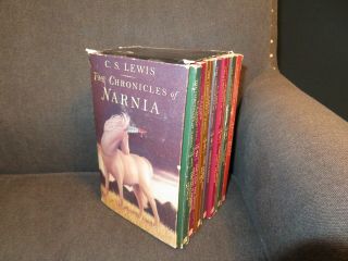 The Chronicles Of Narnia Vintage Box Set By C.  S.  Lewis (1994 Harper Collins)
