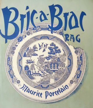 Vintage Ragtime Sheet Music Bric - A - Brac Rag By Maurice Porcelain 1906