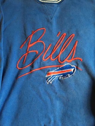 Vintage Crewneck Buffalo Bills Sweatshirt Legends Athletics Men’s Size Xl Blue 2