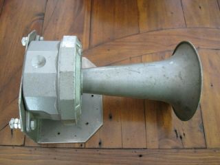 Vintage Antique Air Horn Electric Benjamin Industrial Signal 115 Volt Alarm