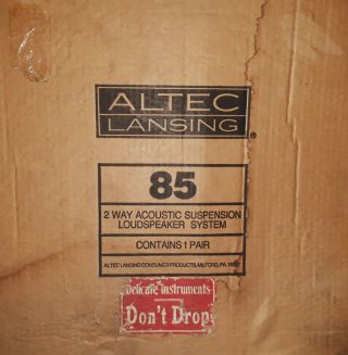 Altec Lansing 85 | 2 - Way Acoustic Suspension Loudspeaker System 3