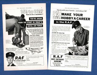 The R.  A.  F Boy Entrant Scheme (1957 Recruitment Advertisements)