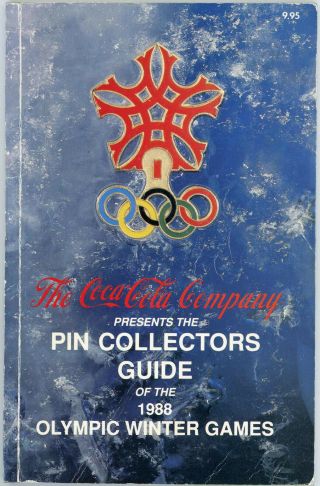 Official Canadian Olympic Pins Book Calgary 1988 Collector 