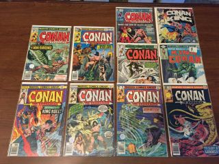 Vintage Conan The Barbarian Comic Books By Marvel Bronze - Copper Age 039