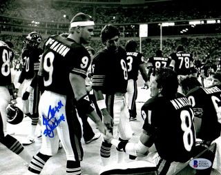 Beckett - Bas James Maness " Sb Xx Champs " Signed Chicago Bears 8x10 Photo 2