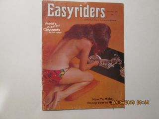 Vintage Easyriders December 1973 Vol.  3 Complete 2 Staples 2 Page Dave Mann Art