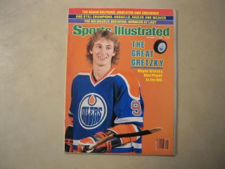 Vintage Sports Illustrated Wayne Gretzky Oct.  12,  1981 No Label Ex.  Plus