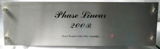 Phase Linear Amp 200 B Power Amplifiers 200b