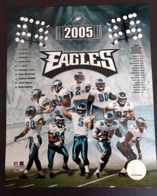 2005 Philadelphia Eagles Team Composite 8x10 Photo
