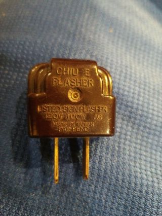 Vintage Plug In Flasher For Christmas Tree Lights Signs Flash Twinkle