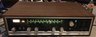 Vintage Sansui Qr - 1500 4 - Channel Receiver Am/fm Wood Tone Stereo Radio