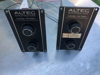 Altec Model 15 Fifteen Speaker Crossover Pair,  Tested/working