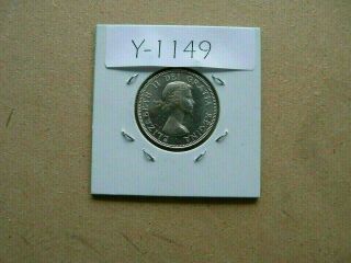 Vintage Canada 25 Cent Silver 1953 Bu High Qualty Y1149