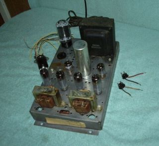 Packard Bell Tube Stereo Power Amplifier Model Dpa - 30 - 3 Push Pull El84