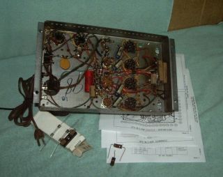 Packard Bell Tube Stereo Power Amplifier Model DPA - 30 - 3 Push Pull EL84 3