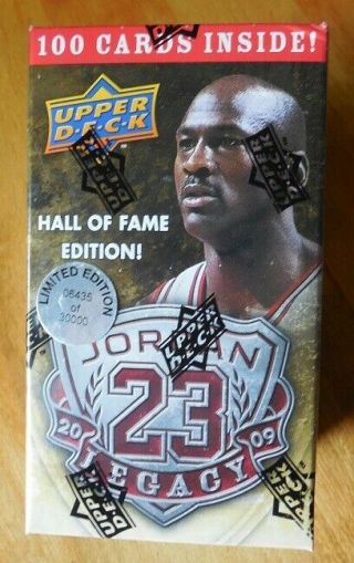 Michael Jordan 2009 Upper Deck Hall Of Fame Limited Edition & Ticket.  $95.  00