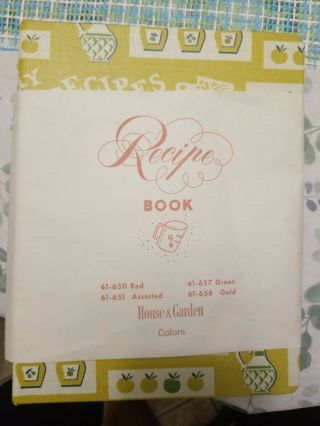 Vintage Do It Yourself Recipe Book In 3 Ring Binder - Country Kitchen