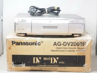 Panasonic Ag - Dv2000p Digital Video Cassette Recorder Great