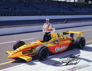 Tony Stewart Autographed 1997 Indy 500 8x10 Photo