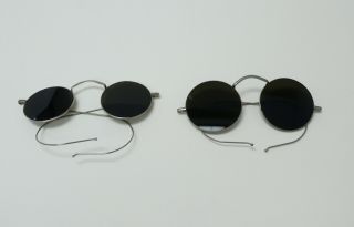 Retro Vintage Circular Willson,  Tinted Sunglasses From The Early 1900’s