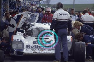 35mm Racing Slide F1 Ickx/mass - Porsche 962 C Wins 1985 Mugello 1000km